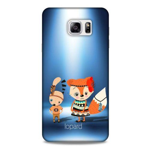 Samsung Galaxy Note 5 Kılıf FunnyMaX (1) Kılıfı Mavi Beyaz