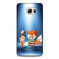 Samsung Galaxy Note 5 Kılıf FunnyMaX (1) Kılıfı Mavi Beyaz