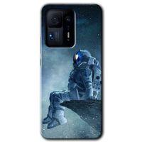 Mi Mix 4 Kılıf HD Desen Baskılı Arka Kapak - Astronot Yalnızlığı + Kırılmaz Cam