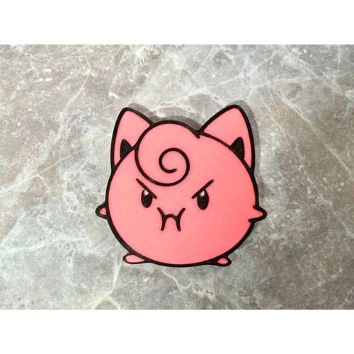 3D Baskı Sevimli Jigglypuff Pokémon Chibi Buzdolabı Mıknatısı Anahtarlık (Bu ürün Sadece Plastik parçadır - Almadan Önce Soru Sorabilirsiniz)