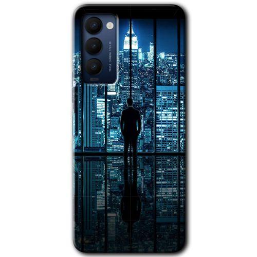 Tecno Camon 18T Kılıf HD Desen Baskılı Arka Kapak - Şehir Manzarası