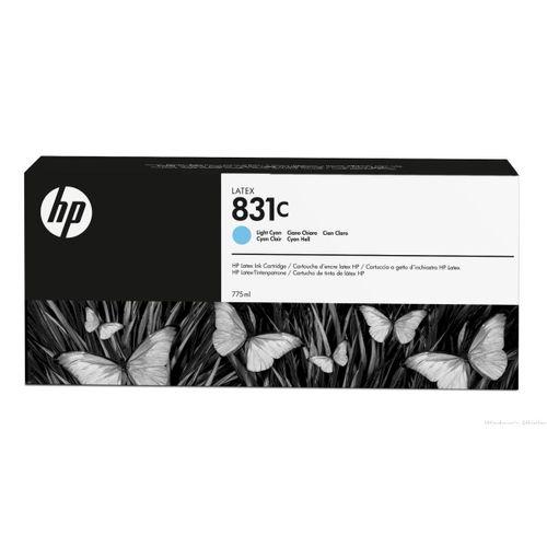 HP 831C Light Cyan 775 ml. Açık Mavi Orijnal Latex Mürekkep Kartuşu (CZ698A)
