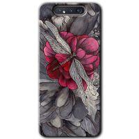 Potkal Hediye Fabrikası Samsung Galaxy A80 Kılıf HD Desen Baskılı Arka Kapak - kelebek Ömrü