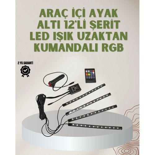Rgb Led Araç İçi Aydınlatma – Kumandalı Sistem
