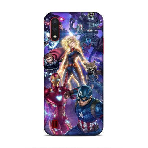 Samsung Galaxy A01 Uyumlu Kılıf BMovie (37) Silicone Cover Kaptan Amerika