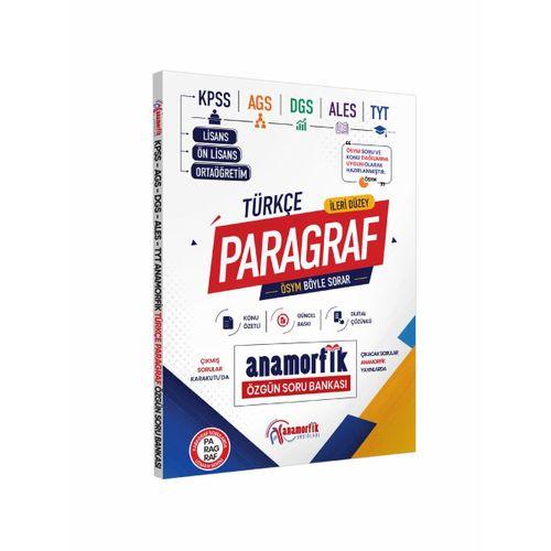 2026 KPSS-AGS-DGS-ALES-TYT ANAMORFİK Türkçe Paragraf Özgün Soru Bankası Konu Özetli Dijital Çözümlü