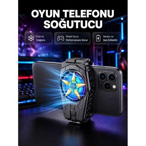 Taşınabilir Telefon Soğutucu – Sessiz Fan Motoru İle Yüksek Performans Koruma
