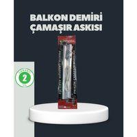 Balkon Demiri Çamaşır Askısı Kare Demirlere Uygun Dayanıklı Tasarım