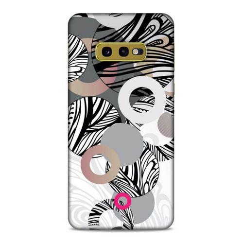 Lopard Samsung Galaxy S10e Uyumlu Kılıf Soyut Sanat (42) Desenli Rugged Armor Kılıf