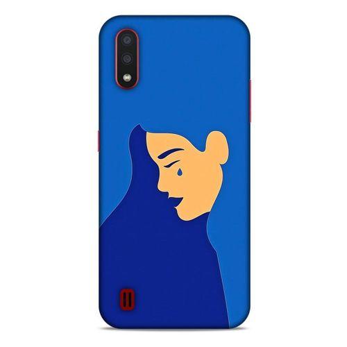 Samsung Galaxy A01 Kılıf Depresyon (2) Kabı Turuncu Sarı