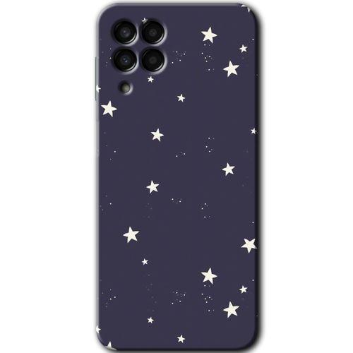 Potkal Hediye Fabrikası Samsung Galaxy M33 Kılıf HD Desen Baskılı Arka Kapak - Gökyüzü Yıldız