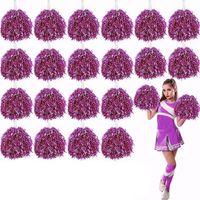 10 Çift ( 20 Adet ) Pembe Renk 23 Nisan 19 Mayıs 29 Ekim Okul Gösteri Ponponları