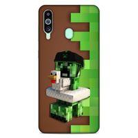 Lopard Samsung Galaxy M40 Uyumlu Kılıf PiXel (35) Fit Design Kılıf Creeper