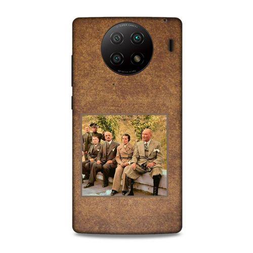 Lopard Xiaomi Redmi Note 9 5g Uyumlu Kılıf Atatürk (25) Antişok Kapak
