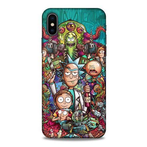 Apple Iphone X Uyumlu Kılıf Rick And Morty (32) Soft Silikon Kılıf Cronenberg Morty