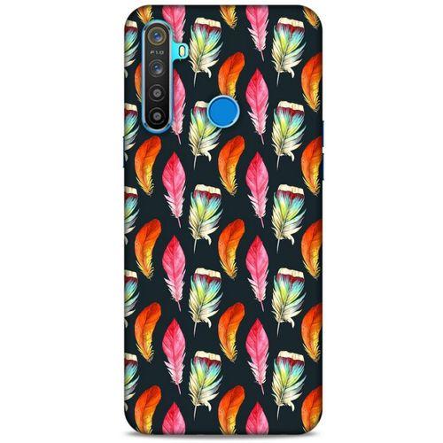 Oppo Realme 5i Kılıf Desenli Özel Seri Tüyler (49) Ultra Silikon Kılıf