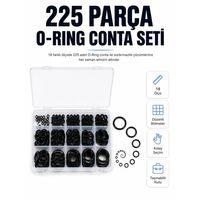 225 Parça Profesyonel O-ring Conta Kiti Su, Yağ Ve Hava Sızdırmazlık Tamir Seti