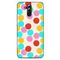 Huawei Mate 20 Lite Kılıf Pastel Renkler (30) Silicone Case Turkuaz Pembe
