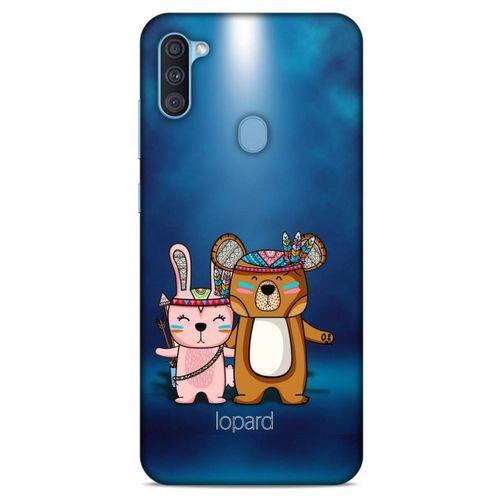 Samsung Galaxy A11 Kılıf FunnyMaX (2) Kabı Lacivert Beyaz