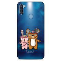 Samsung Galaxy A11 Kılıf FunnyMaX (2) Kabı Lacivert Beyaz