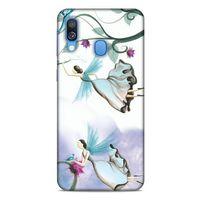 Y.Liva-2021 Özel Seri Pericik Samsung Galaxy A40 Kılıf Silikon Kapak