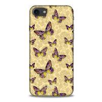 Apple Iphone 7 Kılıf Kelebek Etkisi (38) Neo Hybrid Kılıf Kırmızı Tonlar