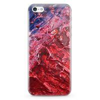 Apple iPhone 5 Kılıf Tarçınlı Şeker Arka Kapak Koruma Desenli Full Koruyucu