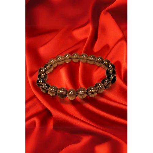 Dumanlı Kuvars Doğal Taş Bileklik Kutulu