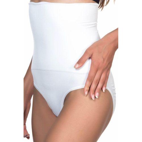 Beyaz Yüksek Bel Double Slip Korse