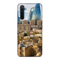 Realme 6 Pro Uyumlu Kılıf Azarbaijan (31) TPU Kılıf Bakü Kuleler