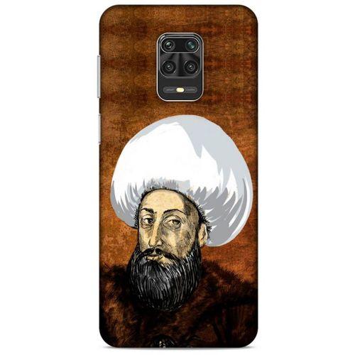 Xiaomi Redmi Note 9 Pro Uyumlu Kılıf Ottoman (48) Bumper Kılıf 4. Mustafa