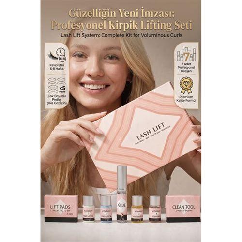 Lash Lift & Kirpik Lifting Seti - 5-8 Dakikada Hızlı ve Kalıcı Kıvrım 8 Haftaya Kadar 723076