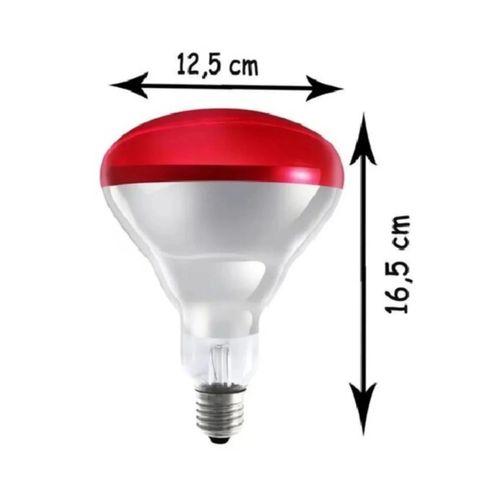 (6 Adet) 250w Kızılötesi Isıtıcılı Hayvan Isıtma Ve Kuluçka Lambası (kırmızı Işık) E27 (kalın Duy)