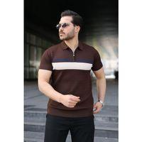 Erkek Örgü Desenli Renkli Kısa Kollu Triko Tişört