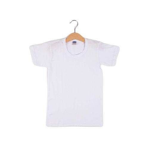 Erkek Çocuk Kısa Kollu Bisiklet Yaka Pamuk Fanila 3 Lü Atlet Berrak-1502