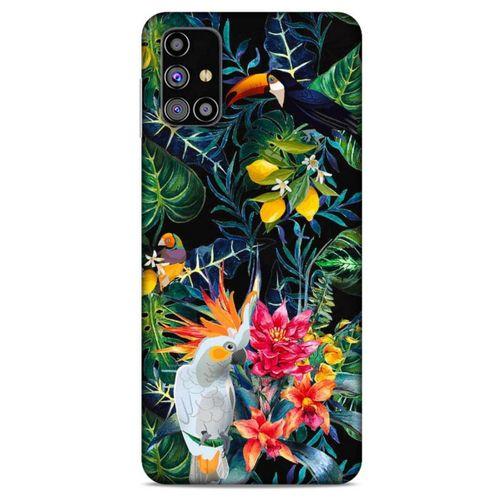 Samsung Galaxy M31s Uyumlu Kılıf Yeşil Delisi (31) TPU Kılıf Kuşkonmaz yeşili