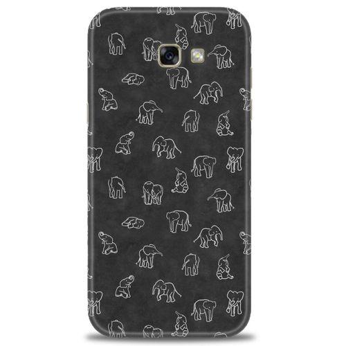 Samsung Galaxy A7 2017 / A720 Kılıf HD Baskılı Kılıf - Filler + Tam Ekran Koruyucu