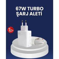 67 Watt Hızlı Şarj Adaptörü Samsung S20 S21 S22 S23 Uyumlu