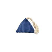 Pet Comfort İpli Prizma Köpek Oyuncağı Mavi 12x25cm