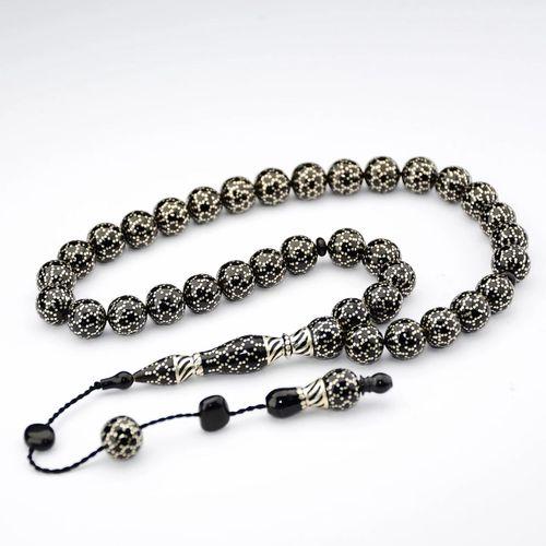 Oltu Taşı Küre Kesim Petek İşleme Oltu Taşı Tespih