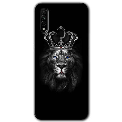 BeRa Aksesuar Oppo A31 Kılıf Baskılı Kapak - King Lion +Tam Kaplayan Mat Seramik