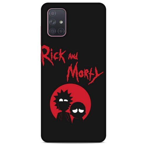 Samsung Galaxy A71 Uyumlu Kılıf Rick And Morty (17) Tasarım Kılıf Principal Gene