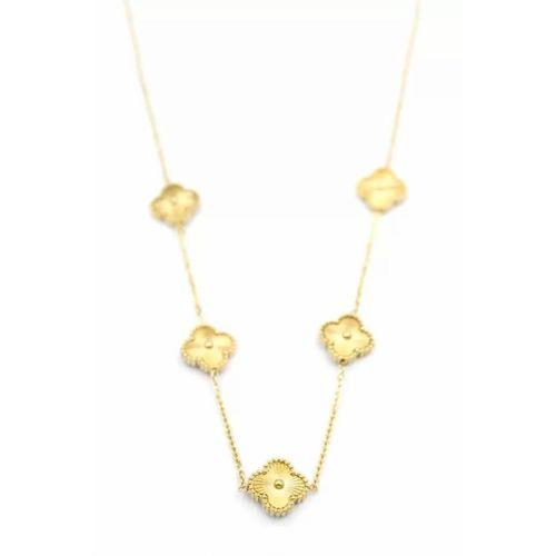 Vc Yonca Kolye - Altın