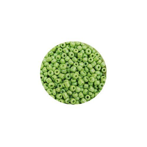 Dökme Cam Kum Boncuk (11/0) 2 mm - 60 Gram -  Açık Yeşil - BNC038