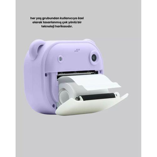 Termal Baskı Özellikli Mini Kamera Mor