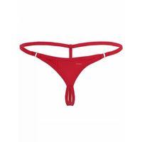 Halkalı Mini Büyük Beden Kırmızı Fantazi G String