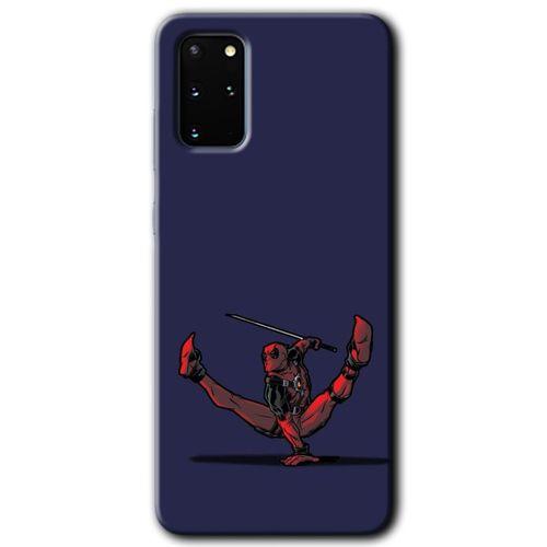 Samsung Galaxy S20 Plus Kılıf HD Desen Baskılı Arka Kapak + Temperli Cam - DeadPool 3