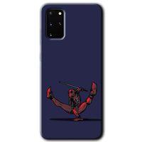 Samsung Galaxy S20 Plus Kılıf HD Desen Baskılı Arka Kapak + Temperli Cam - DeadPool 3