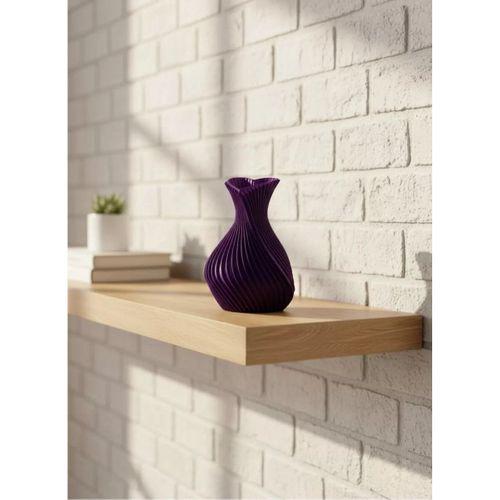 Kalpli Mor Mini Vazo 5 Cm Dekoratif Masa Üstü Aksesuar