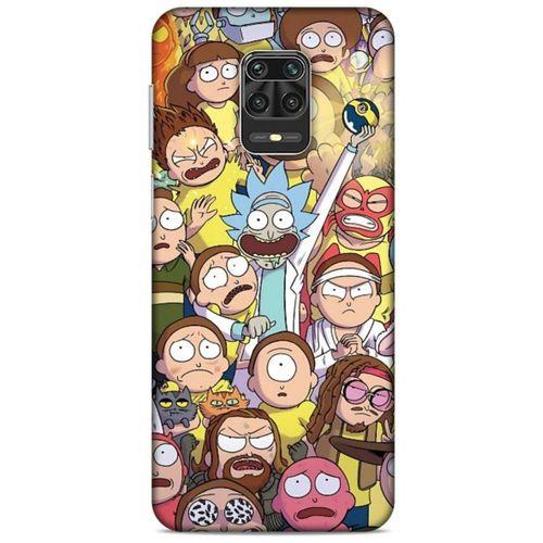 Xiaomi Redmi Note 9 Pro Uyumlu Kılıf Rick And Morty (34) Slim Armor Kılıf Manager Morty